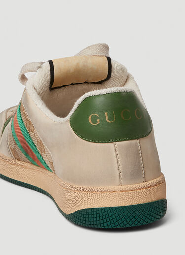Gucci Screener Logo Sneakers  Beige guc0245091
