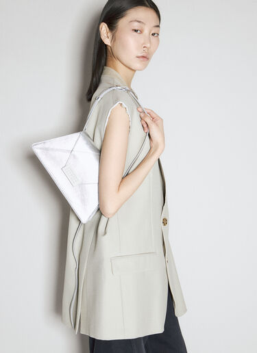 Medium Numeric Shoulder Bag MM6 Maison Margiela Medium Numeric Shoulder Bag Silver mmm0254022