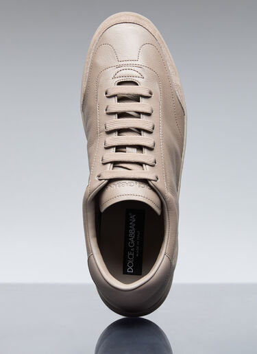 Dolce & Gabbana Saint Tropez 皮革运动鞋 米色 dol0156013