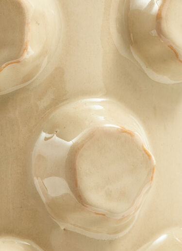 Textured Ceramic Cylinder Vase POLSPOTTEN Textured Ceramic Cylinder Vase Beige wps0692205