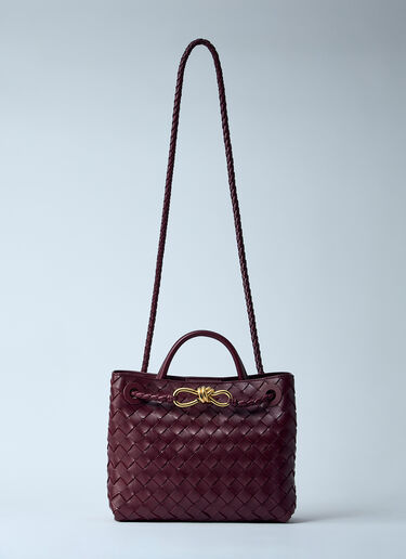 Bottega Veneta 스몰 안디아모 핸드백 버건디 bov0259030