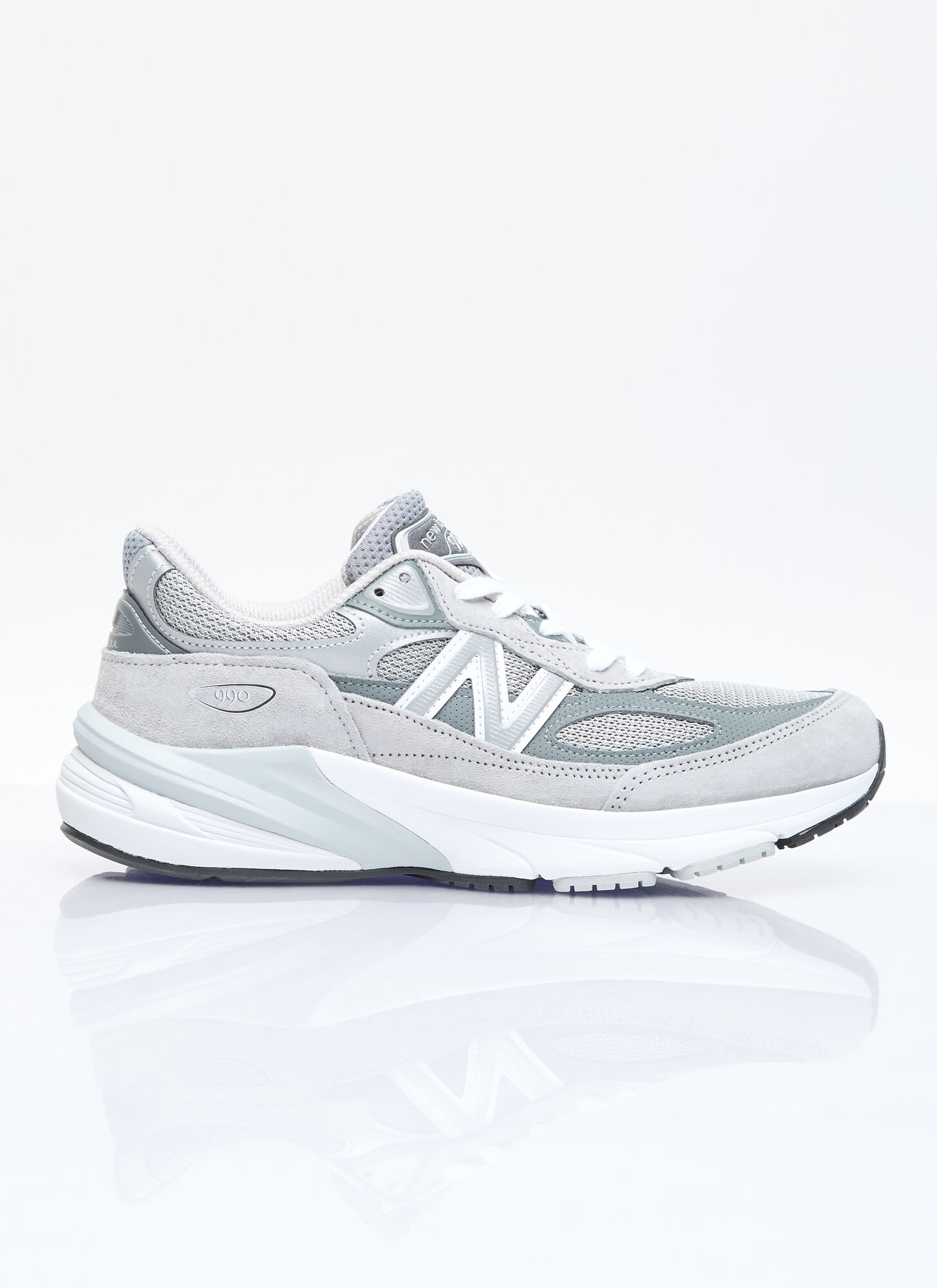 Shop New Balance 990v6 Sneakers In Grey