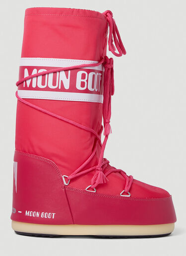 Moon Boot 아이콘 스노우 부츠 핑크 mnb0350010
