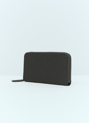 Gucci GG Rubber-Effect Wallet Black guc0155116