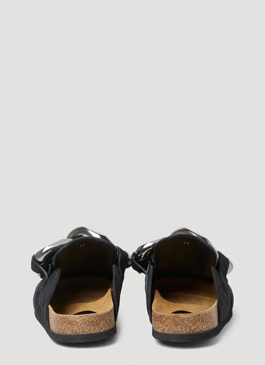 JW Anderson Chain Suede Mules Black jwa0253019