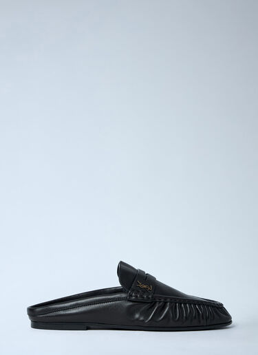 Logo Hardware Loafers Saint Laurent Logo Hardware Loafers Brown sla0262027