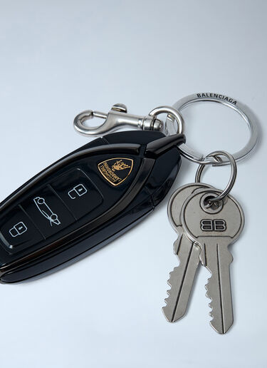 Logo Charm Keyring Balenciaga x Lamborghini Logo Charm Keyring Silver bll0162012