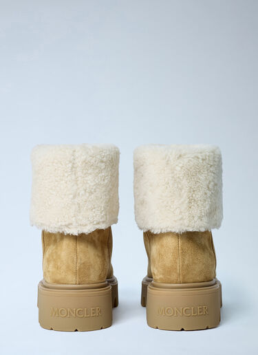 Moncler Aurea Suede Ankle Boots Camel mon0261047