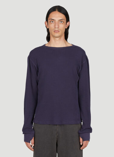 Entire Studios Thermal Long Sleeve T-Shirt Black ent0153026