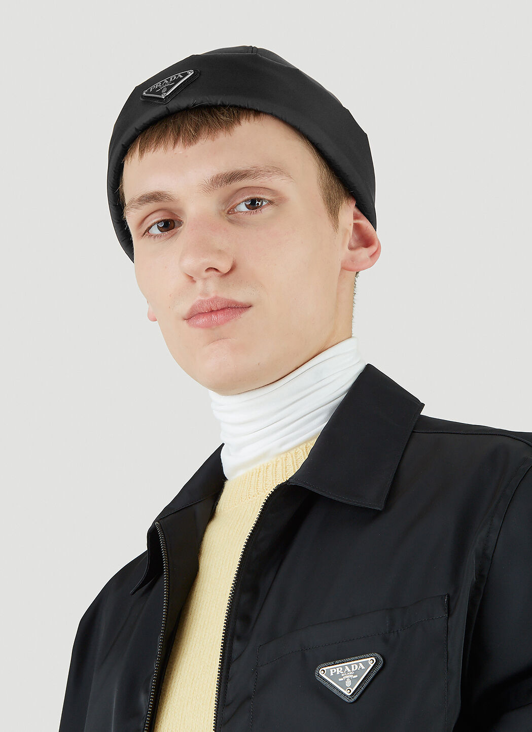 Prada nylon beanie clearance