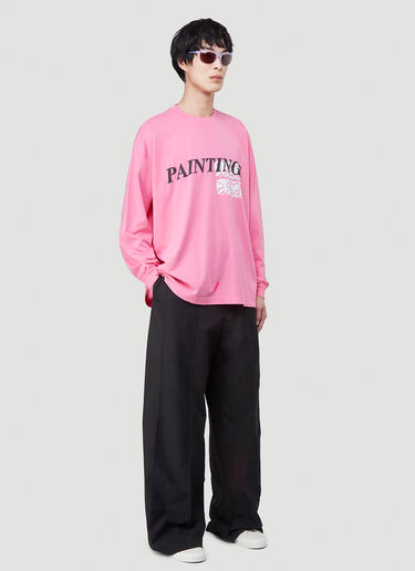 Paintings Long Sleeve T-Shirt Someware Paintings Long Sleeve T-Shirt Pink smw0140008