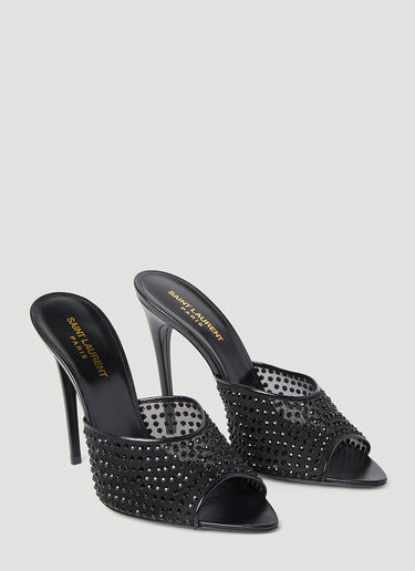 Saint Laurent Gippy Embellished Pumps Black sla0252042