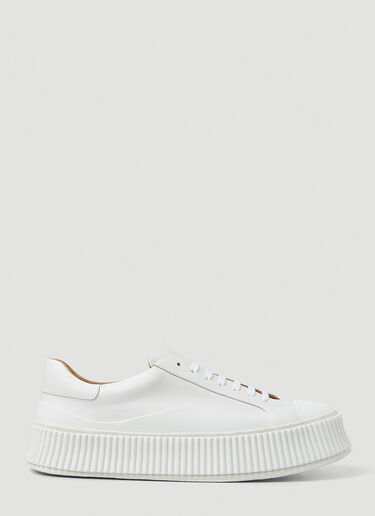 Jil Sander ヴァルカナイズ スニーカー ホワイト jil0149025