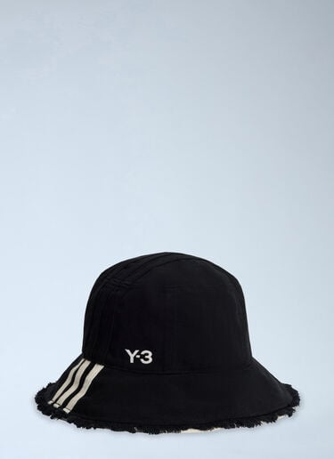 Y-3 Logo Motif Bucket Hat Black yyy0364008