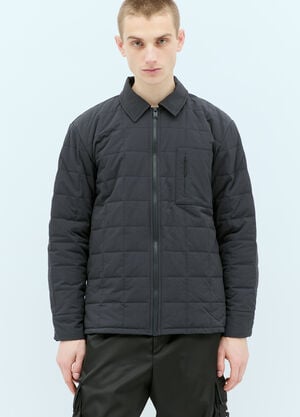 Rains 지론 라이너 오버셔츠 재킷  블랙 rai0356009