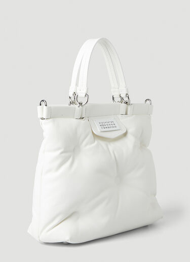 Maison Margiela Glam Slam Shopping Handbag White mla0248035