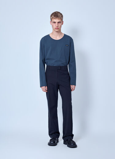 LN-CC® - Miu Miu: Stretch Poplin Pants - Black Miu Miu Stretch Poplin Pants Black miu0166054