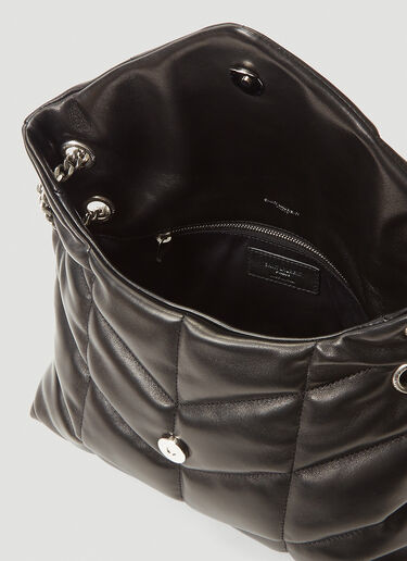 Saint Laurent LouLou Puffer Medium Shoulder Bag Black sla0242021