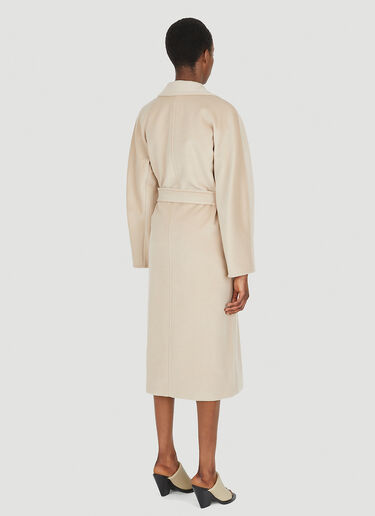 Max Mara Madame Coat White max0249020