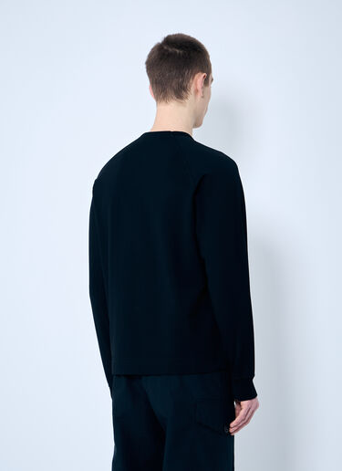 Stone Island Ghost Logo Patch Sweatshirt Black sto0160042