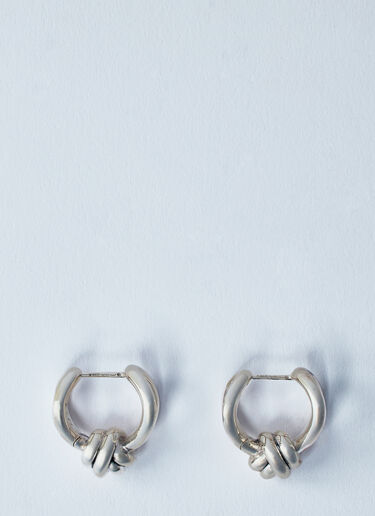 Bottega Veneta Knot Earrings Silver bov0259060