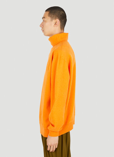 High Neck Sweater Homme Plissé Issey Miyake High Neck Sweater Orange hmp0151001