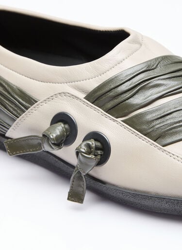 Wrinkled Slip-On Shoes Kiko Kostadinov Wrinkled Slip-On Shoes Beige kko0156017