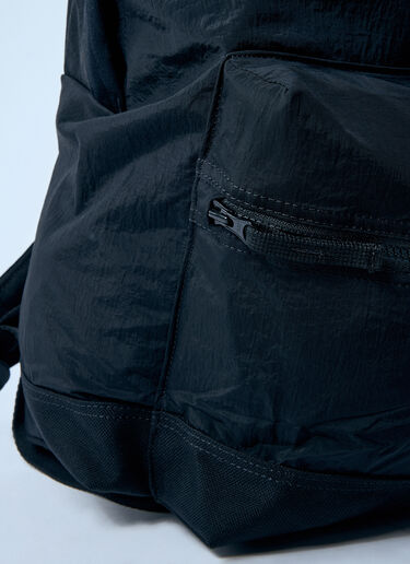 Stone Island Logo Patch Backpack Black sto0160058