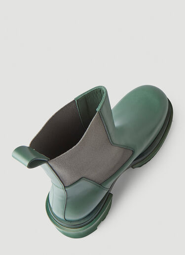 Rick Owens Bogun Beatle Boots Green ric0149036