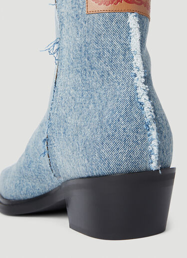 Y/Project YP-007 Denim Boots Blue ypr0152029