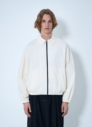 Jacquemus Zip-Front Jacket White jac0164015