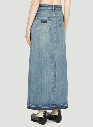 Denim Maxi Skirt GANNI Denim Maxi Skirt Blue gan0252016