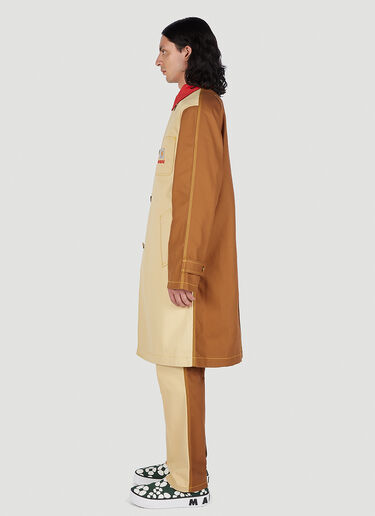 Colour Block Panel Coat Marni x Carhartt Colour Block Panel Coat Brown mca0150017