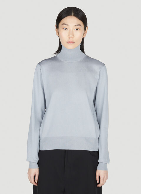 Jacquemus High Neck Sweater Beige jac0251040