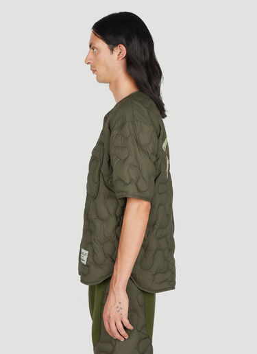 Quilted Padded Overshirt Moncler Salehe Bembury Quilted Padded Overshirt Green msb0154002