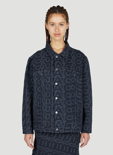 Marc Jacobs Monogram Denim Jacket Black mcj0251005