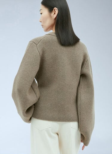 Khaite Scarlet Cashmere Cardigan Beige kha0255011