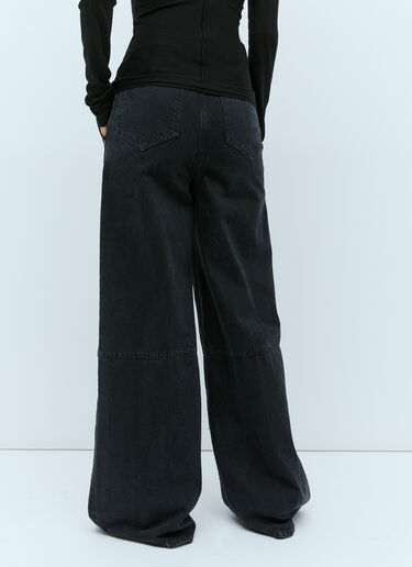 Isla Denim Jeans KHAITE Isla Denim Jeans Black kha0254003