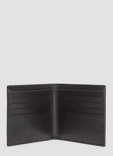 Logo Print Bi-Fold Wallet Saint Laurent Logo Print Bi-Fold Wallet Black sla0136040