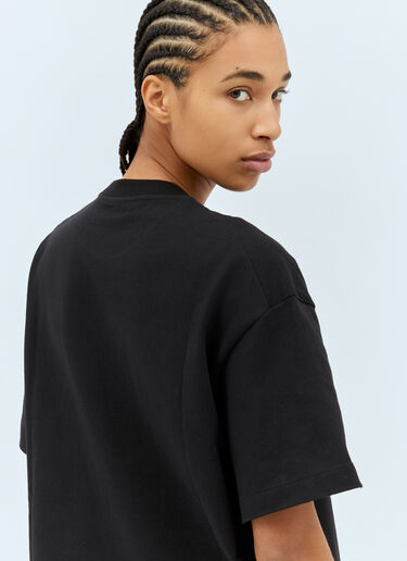 Jil Sander ロゴプリントTシャツ ブラック jil0259011