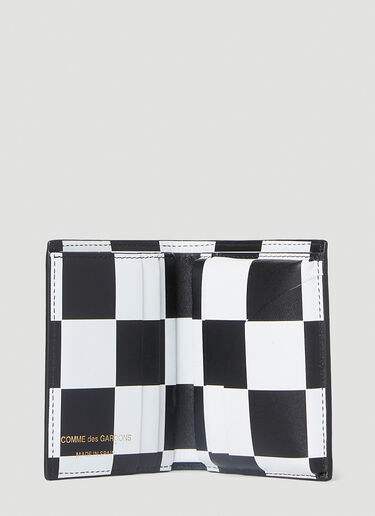 Comme des Garçons Wallet 클래식 프린트 바이폴드 지갑 블랙 cdw0352001