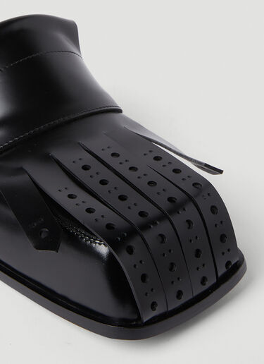 Raf Simons Brogue Mules Black raf0152014