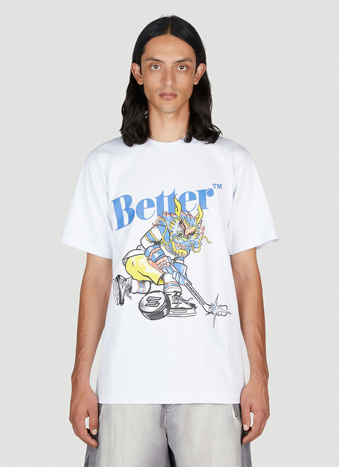 Better Gift Shop Lion T-Shirt White bfs0154006