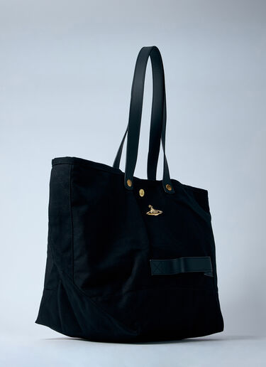 Vivienne Westwood Utility Shopper Tote Bag Black vvw0259026
