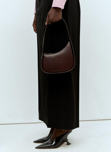 The Row Half Moon Shoulder Bag Brown row0256045