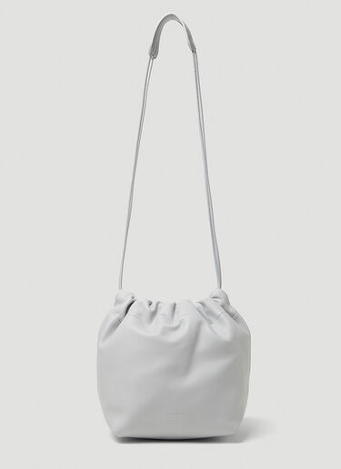Jil Sander Dumpling Shoulder Bag White jil0249044