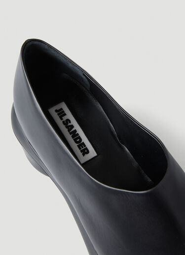Jil Sander Block Heel Shoes Black jil0249024
