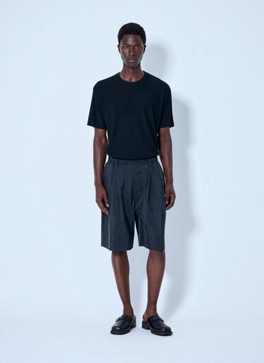LN-CC® - ssstein: Wide Easy Shorts - Black ssstein Wide Easy Shorts Black sss0164007