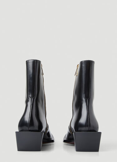 Dolce & Gabbana Formale Square Toe Boots Black dol0148022