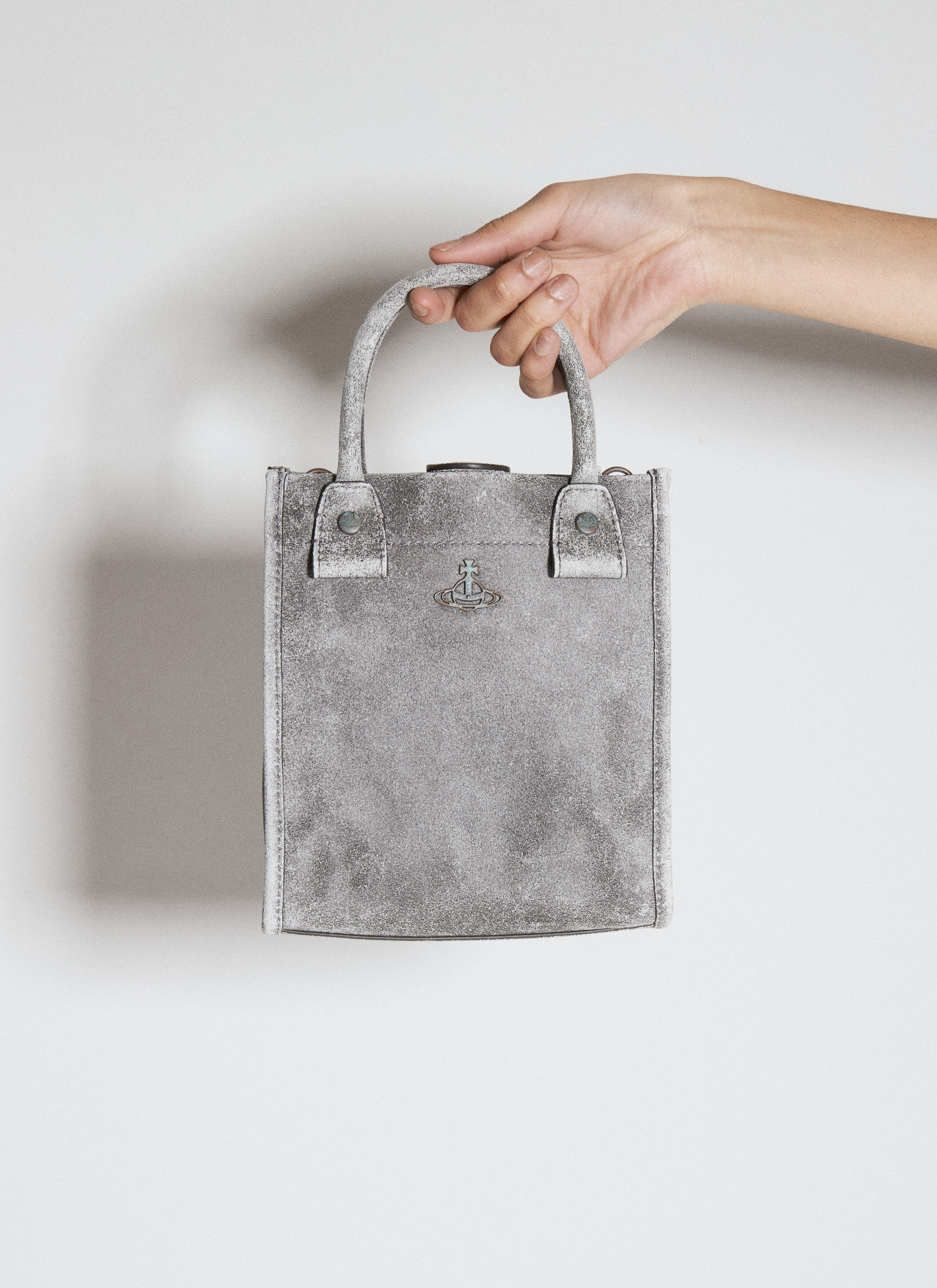 Vivienne Westwood Women's' Teddy Small Handbag in Grey | LN-CC®